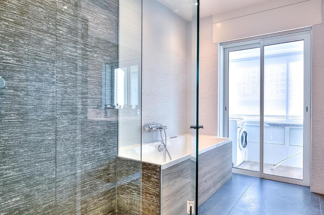 Le Florentina, Dernier Etage Avec Terrasse, Vue Sur La Baie Des Anges Apartman Nizza Kültér fotó